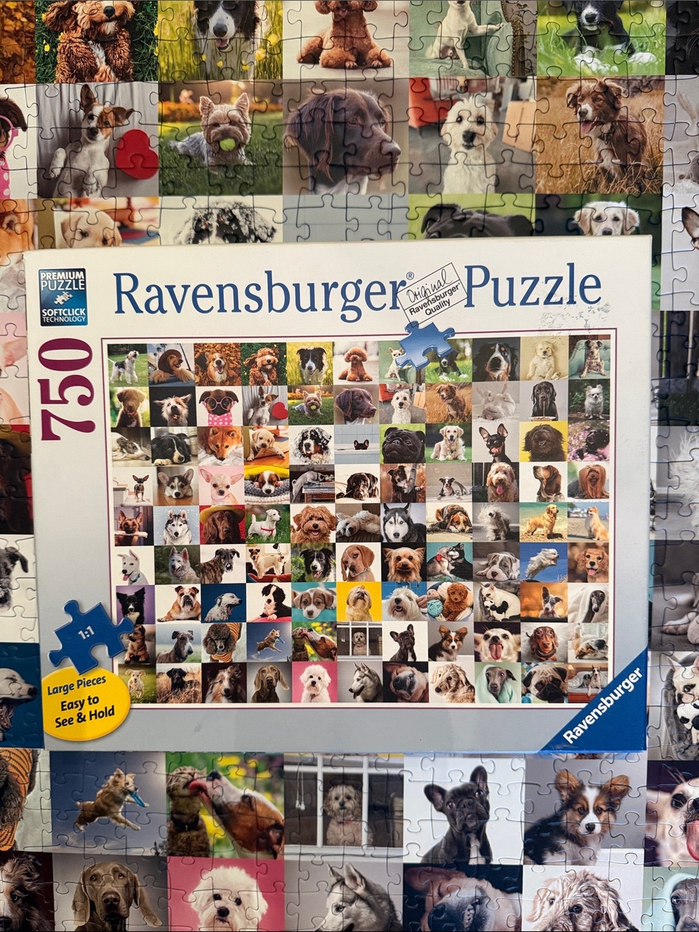 Ravensburger Loveable dogs – 750 large pieces